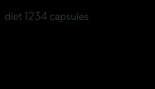 diet 1234 capsules