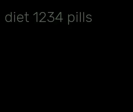 diet 1234 pills