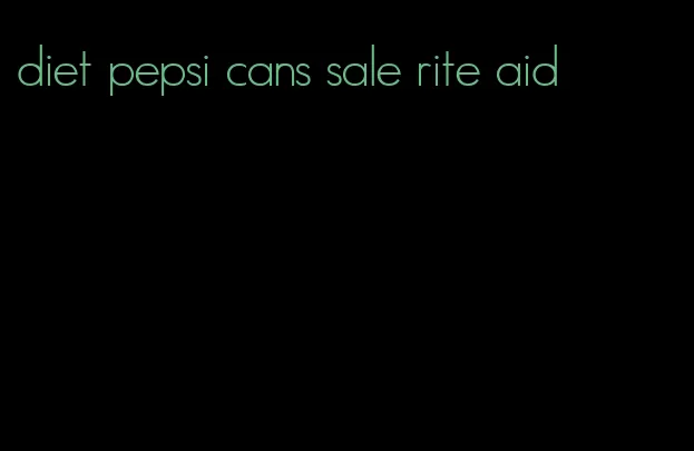 diet pepsi cans sale rite aid