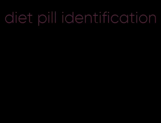 diet pill identification