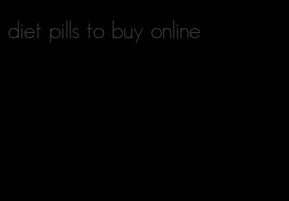 diet pills to buy online