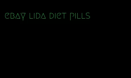 ebay lida diet pills