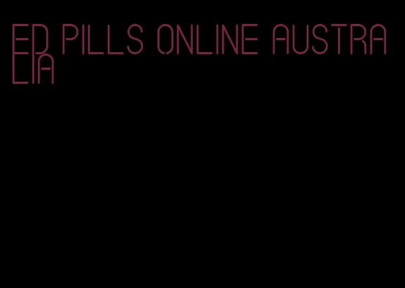 ed pills online australia