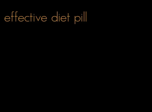 effective diet pill