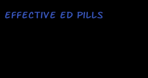 effective ed pills