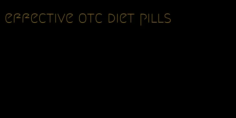 effective otc diet pills