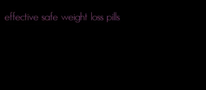 effective safe weight loss pills