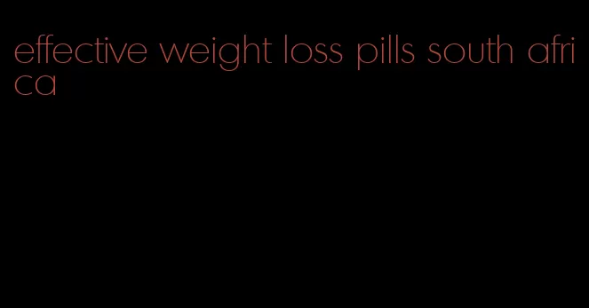 effective weight loss pills south africa