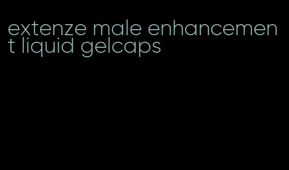 extenze male enhancement liquid gelcaps