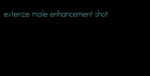 extenze male enhancement shot