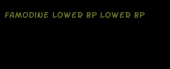 famodine lower bp lower bp