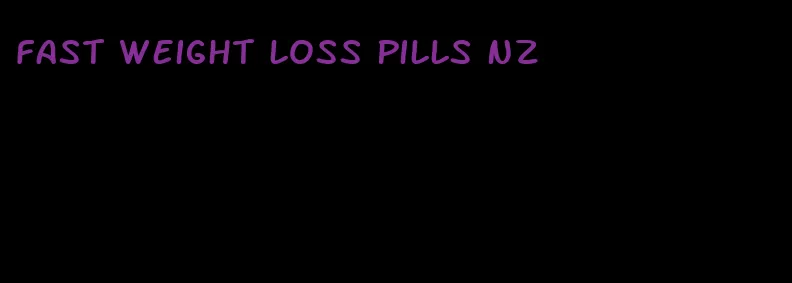 fast weight loss pills nz