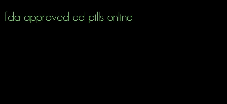 fda approved ed pills online