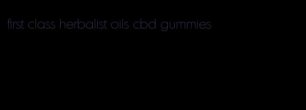 first class herbalist oils cbd gummies