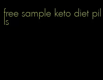 free sample keto diet pills