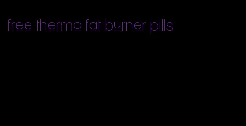 free thermo fat burner pills