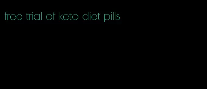 free trial of keto diet pills