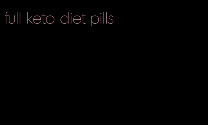 full keto diet pills