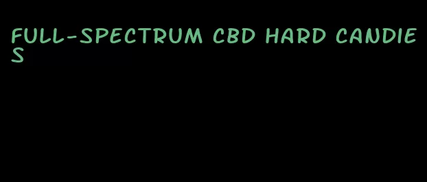 full-spectrum cbd hard candies