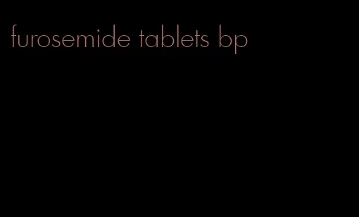 furosemide tablets bp