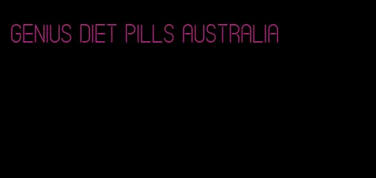 genius diet pills australia