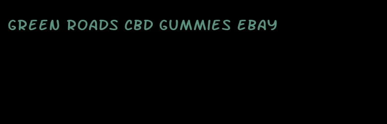 green roads cbd gummies ebay