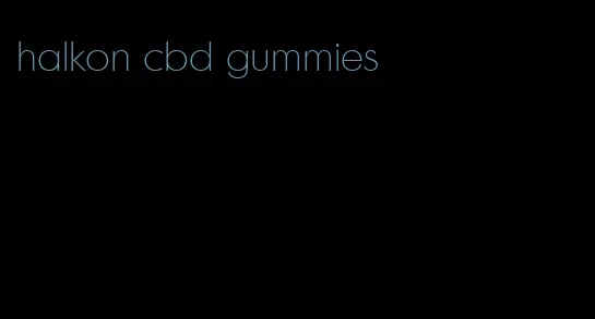 halkon cbd gummies