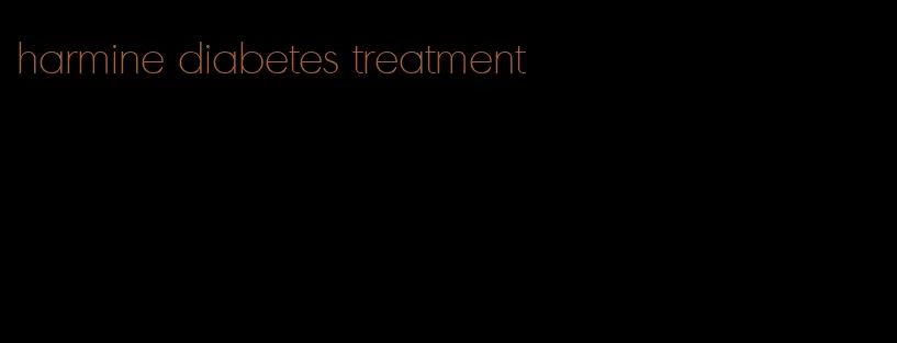 harmine diabetes treatment