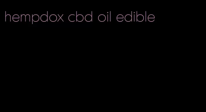 hempdox cbd oil edible