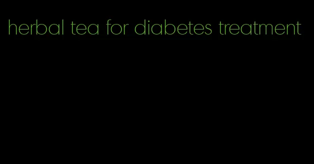 herbal tea for diabetes treatment