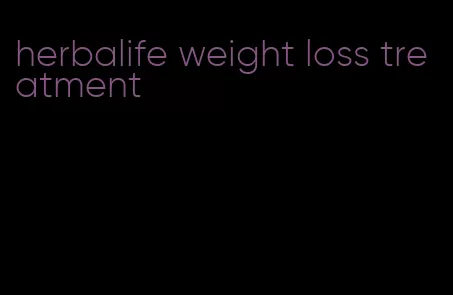 herbalife weight loss treatment