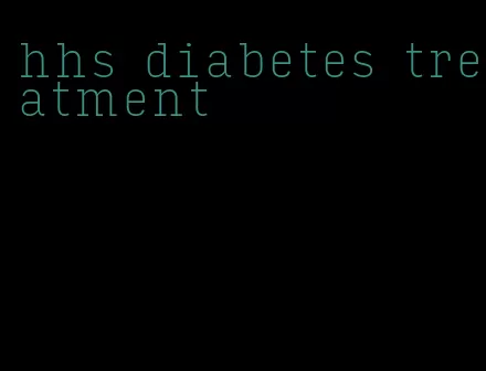 hhs diabetes treatment