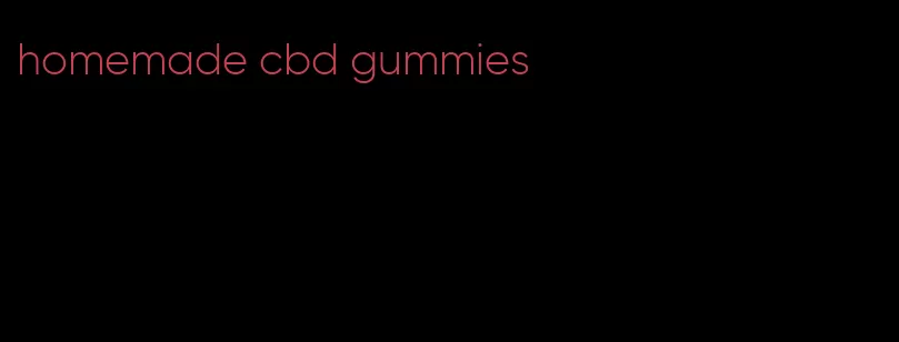 homemade cbd gummies