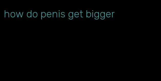 how do penis get bigger