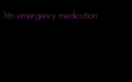 htn emergency medication