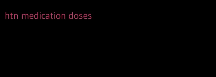 htn medication doses