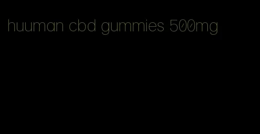 huuman cbd gummies 500mg