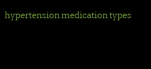 hypertension medication types