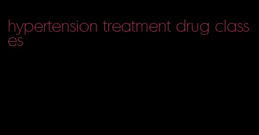 hypertension treatment drug classes