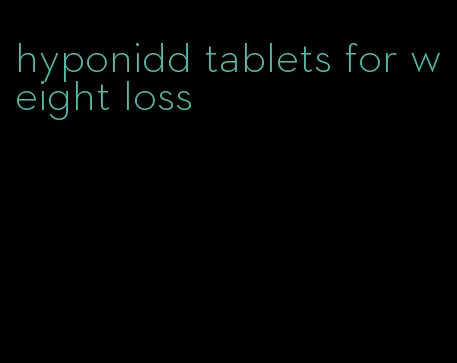 hyponidd tablets for weight loss