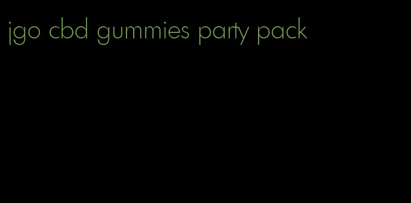 jgo cbd gummies party pack