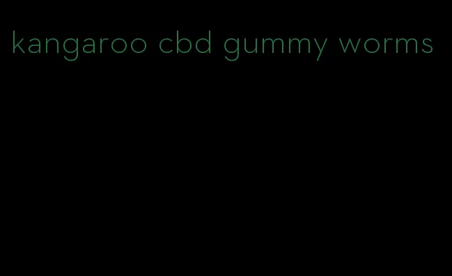 kangaroo cbd gummy worms