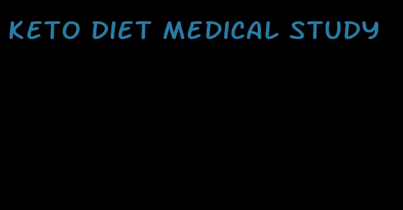 keto diet medical study