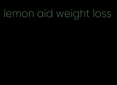 lemon aid weight loss