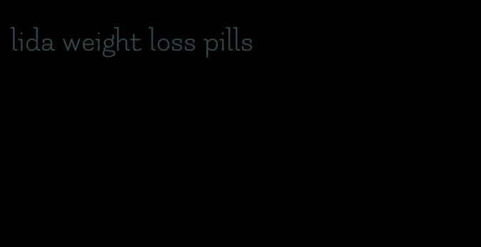 lida weight loss pills