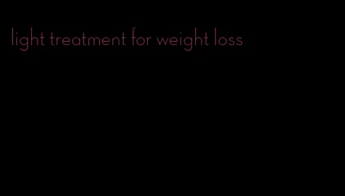 light treatment for weight loss