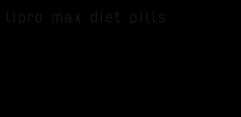 lipro max diet pills