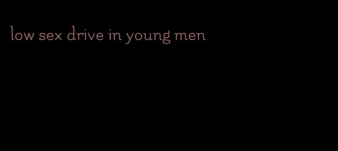 low sex drive in young men