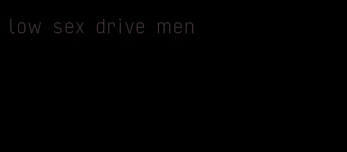 low sex drive men