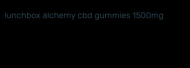 lunchbox alchemy cbd gummies 1500mg